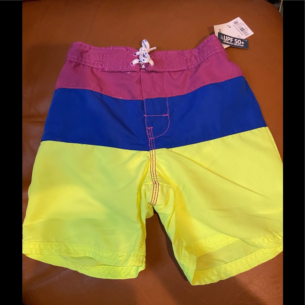 NWT! Boys OshKosh swim trunks 4T